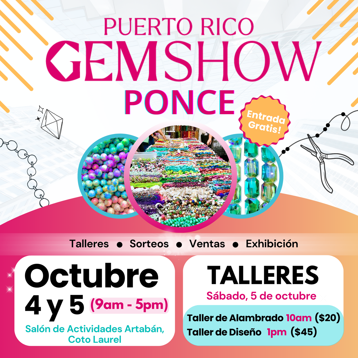 Talleres Puerto Rico Gem Show (PONCE)