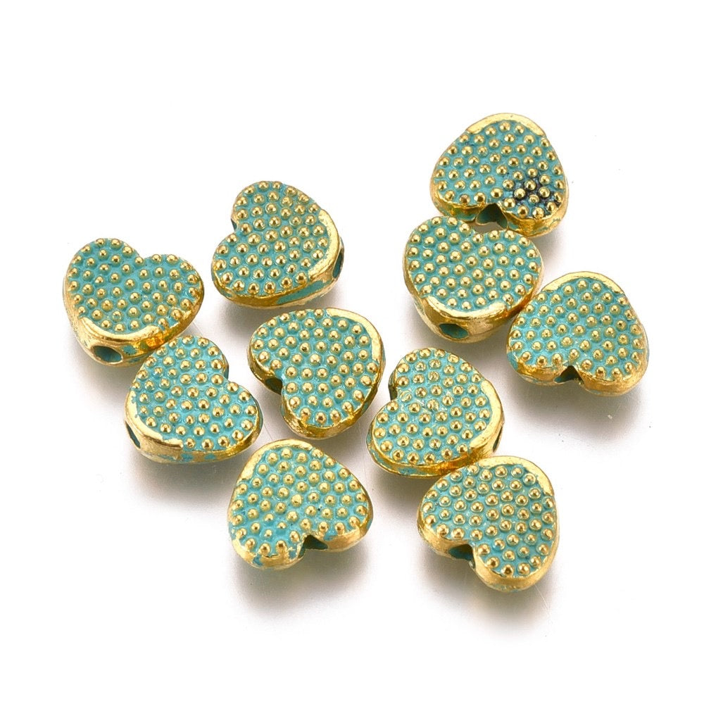 Verdigris Beads