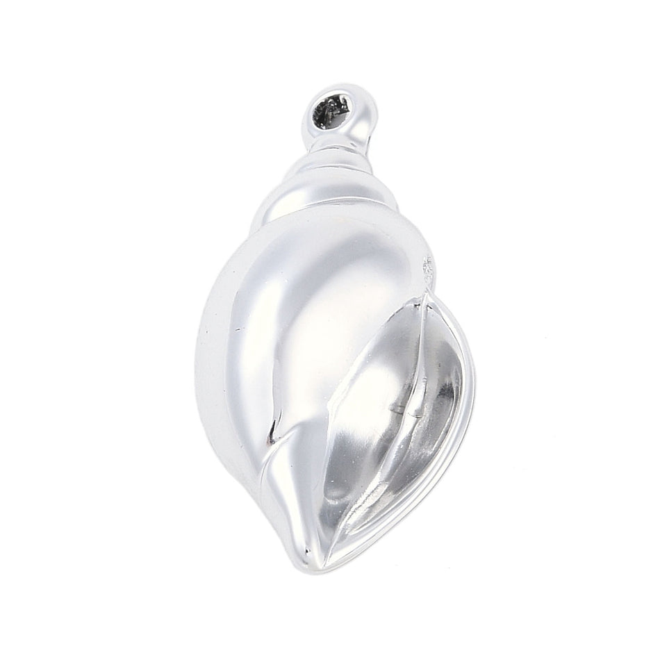 Acrylic Shell Conch 44mm, 5pcs