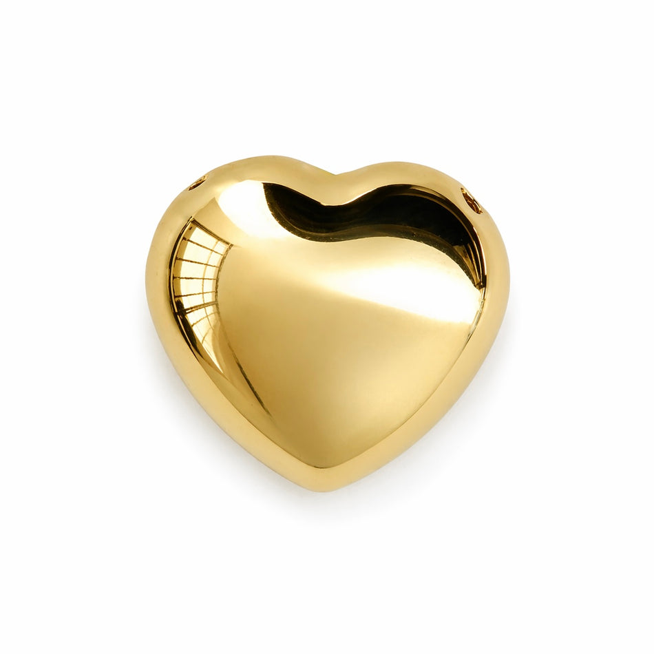 Gold-Filled Heart Bead 22mm, 1pc