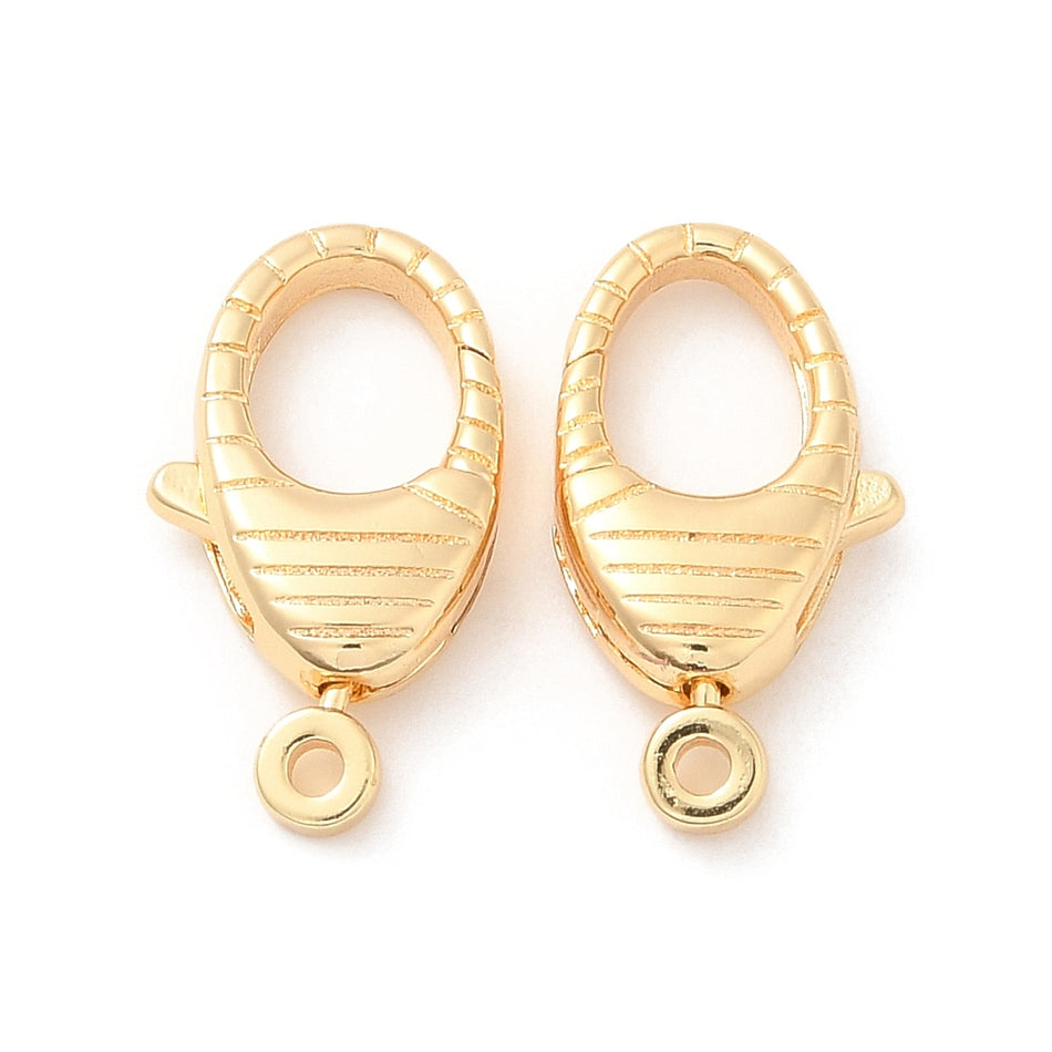 18K Gold Filled Losbter Clasp 19mm, 2pcs