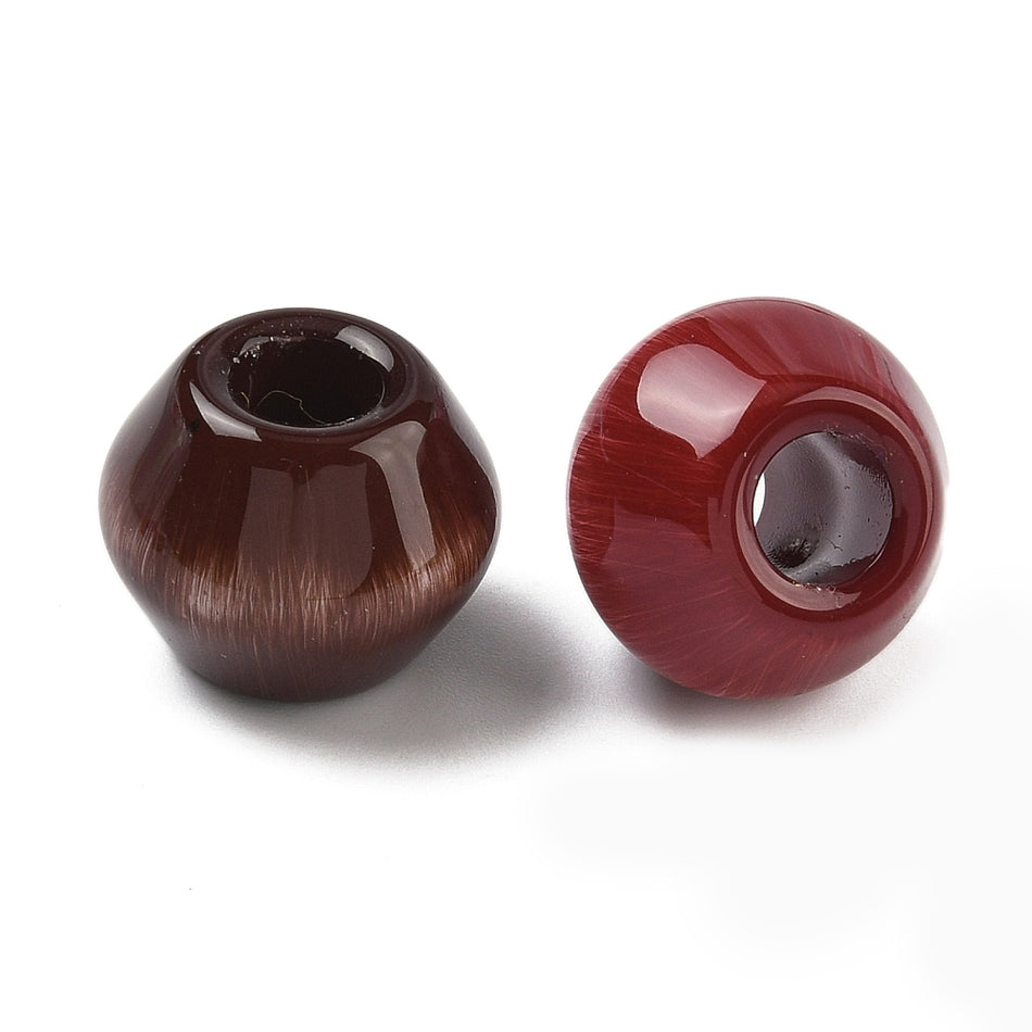 Acrylic Faceted Bicone Bead Mix 20mm, 10pcs
