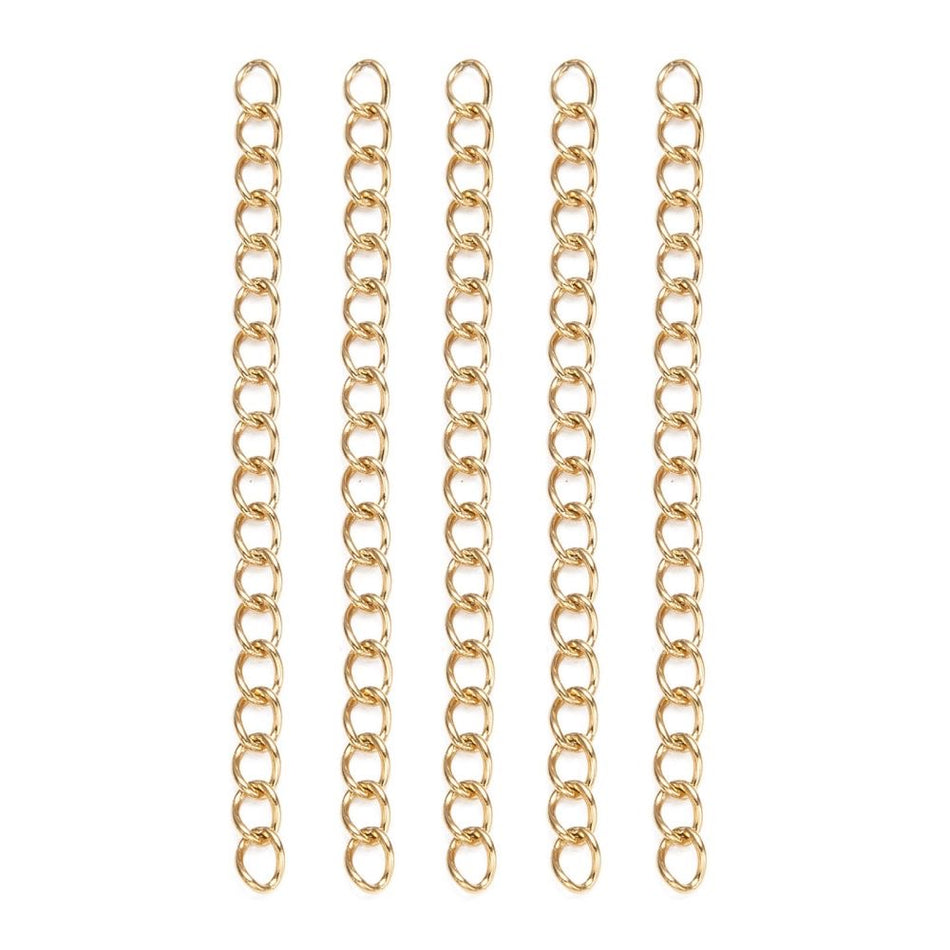 Stainless Steel Chain Extensor 48mm, 10pcs