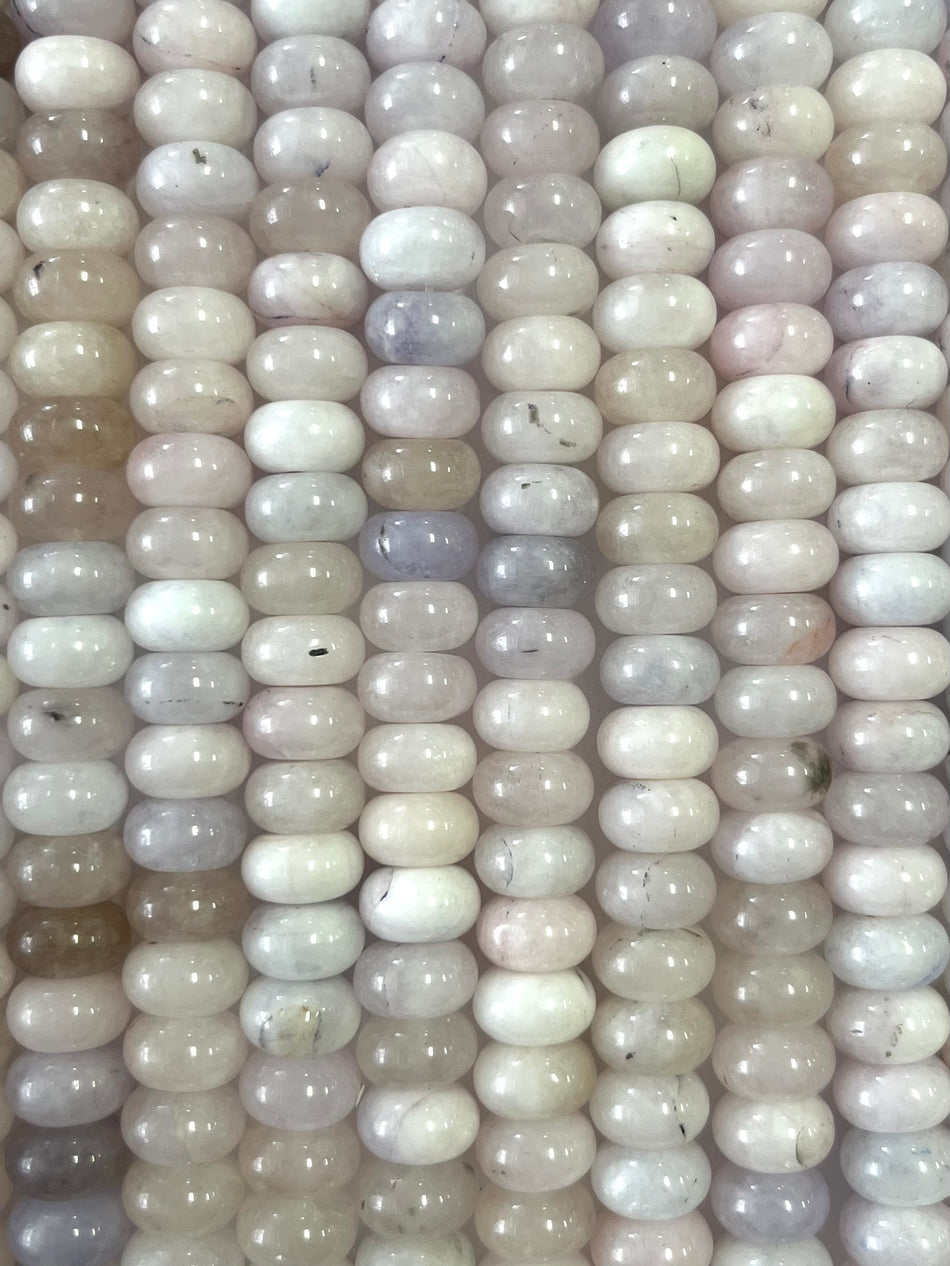 Rondelle Bead Jade Strand, 10mm