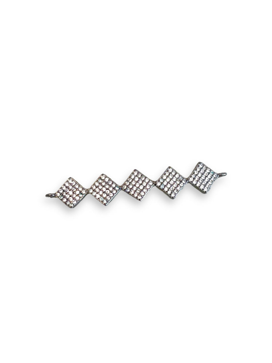 Conector Gun Metal Zirconia, 1ud