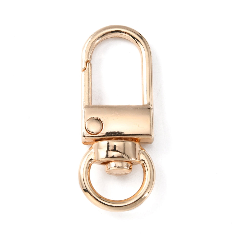 Gold-Plated Swivel Clasp 34mm, 5pcs