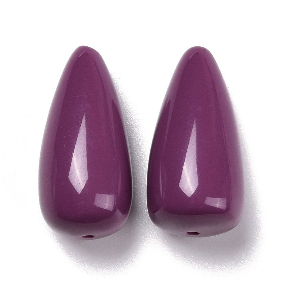 Drop Resin Bead 35mm, 5pcs