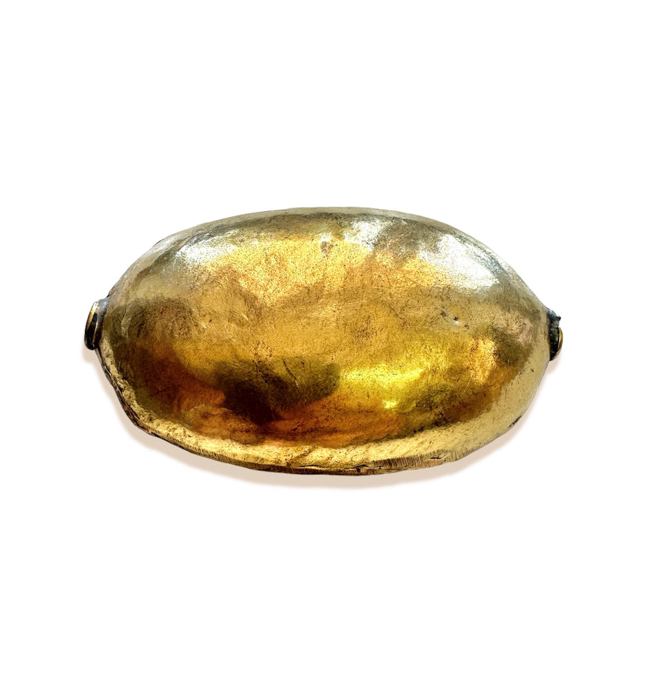 Gold Tibetan X-Large Focal Bead