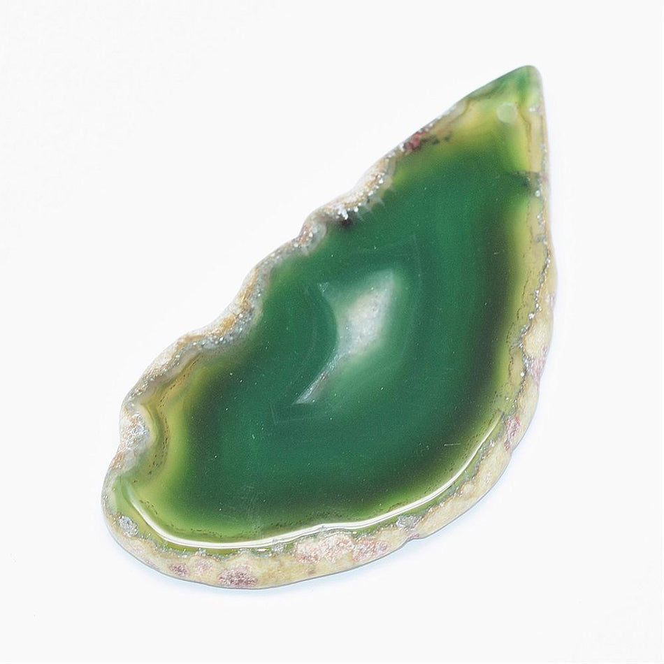 Agate Slice Pendant 70mm, 1pc