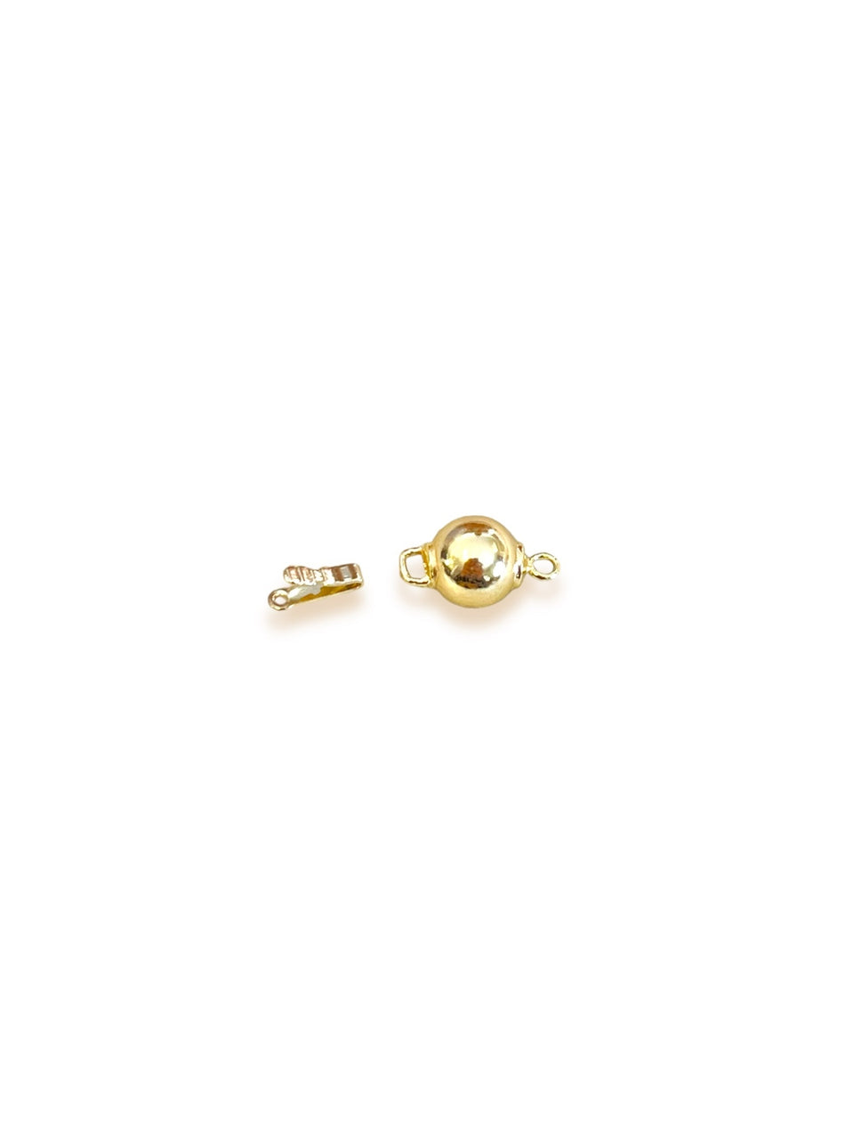 Gold Filled Round Box Clasp,