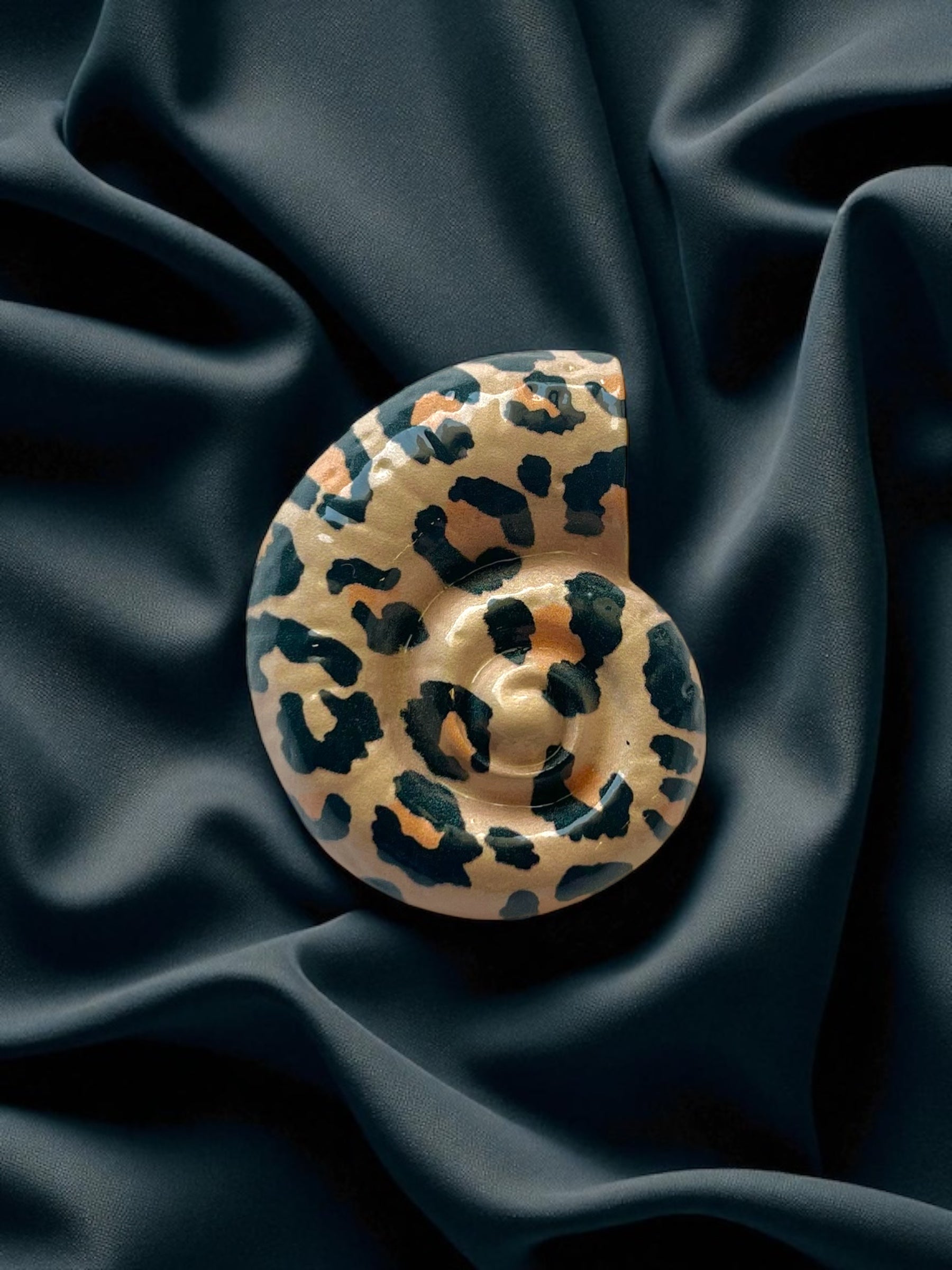 Animal Print Shell Pendant 55mm, 1pc – Damaris Beads