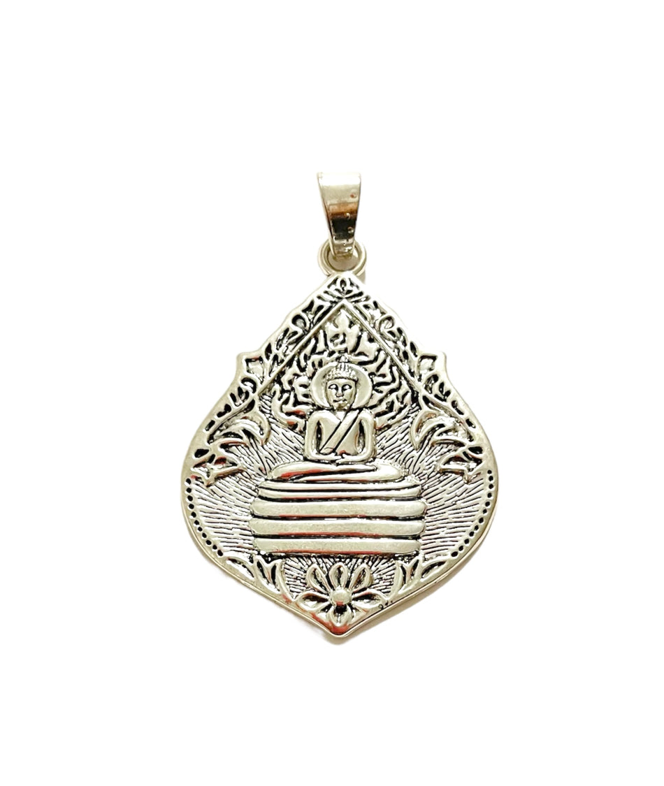 Tibetan Silver Buddha Pendant