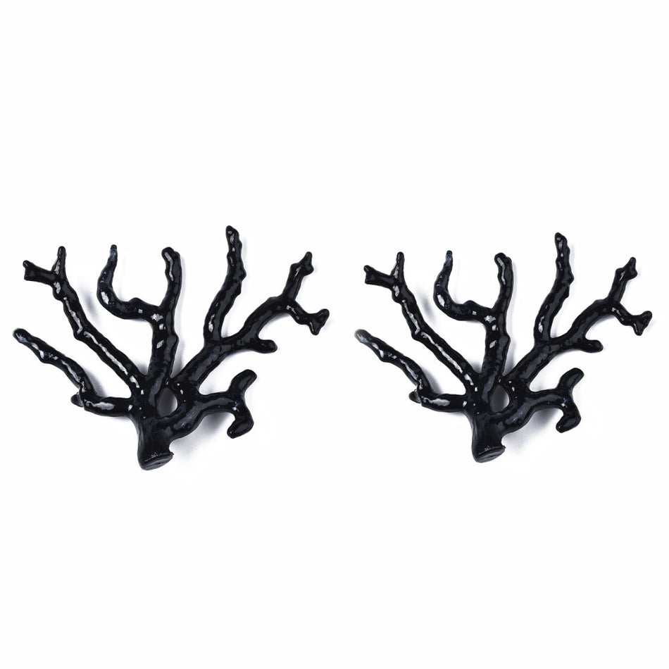 Black Acrylic Branch 4 Inches, 2pcs