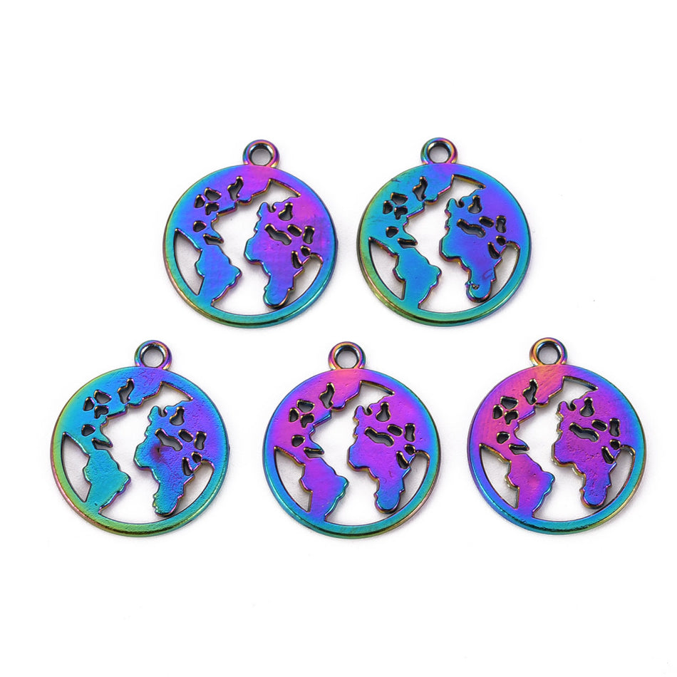 Tornasol World Pendant, 4pcs