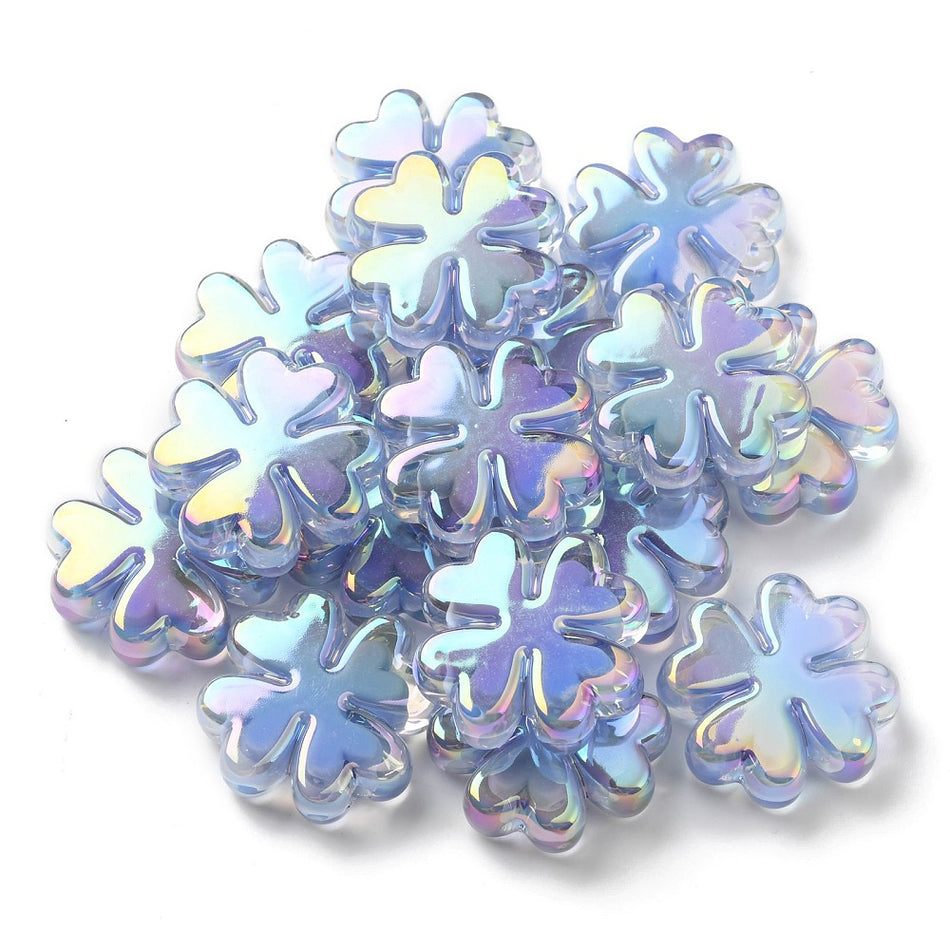 Clover Acrylic Bead 25mm, 5pcs