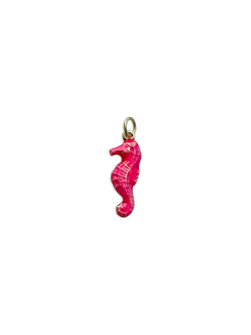 Gold Filled Seahorse Pendant 21mm, 1pc