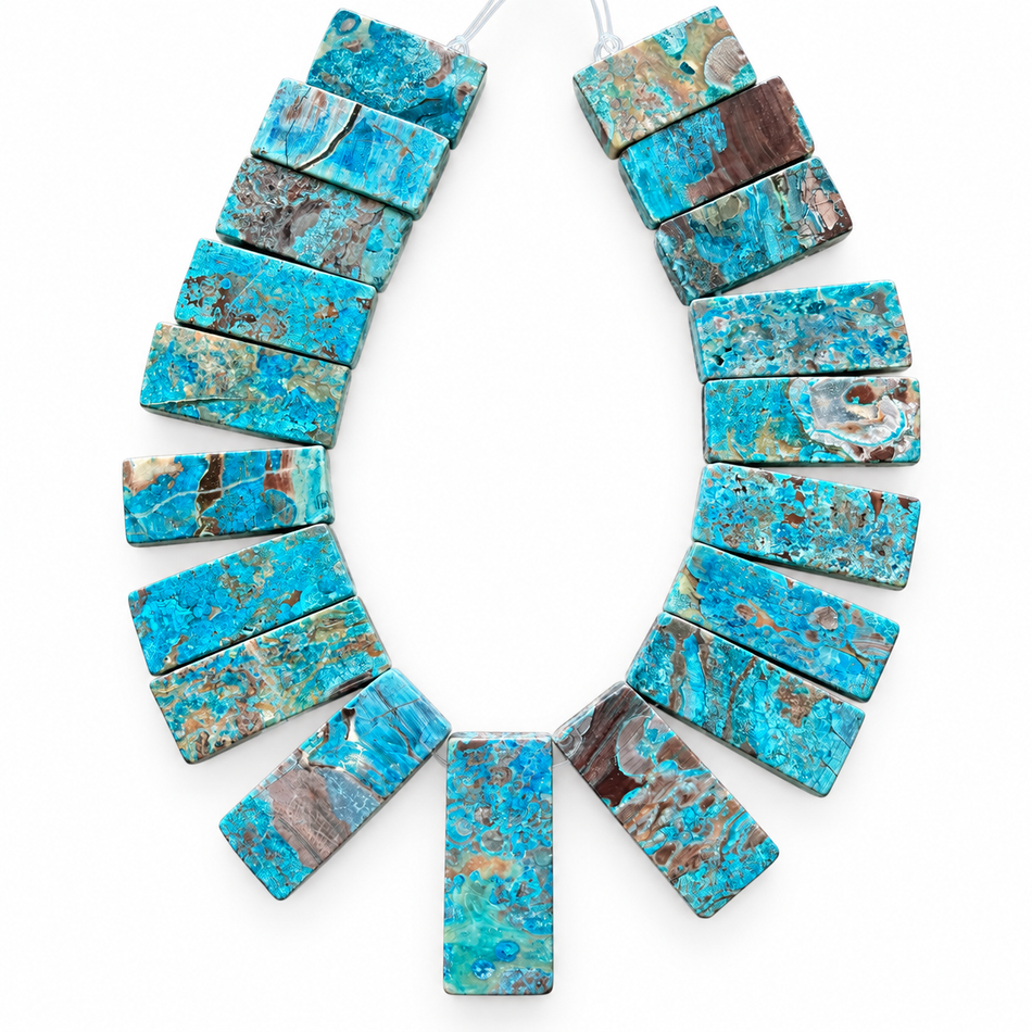 Natural Agate Drop Strand | Bead Size 30mm