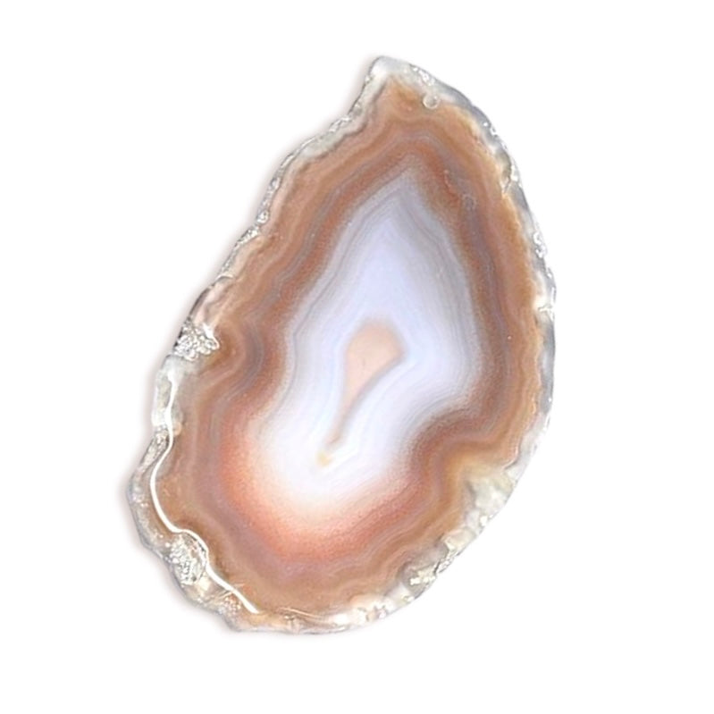 Agate Slice Pendant 70mm, 1pc