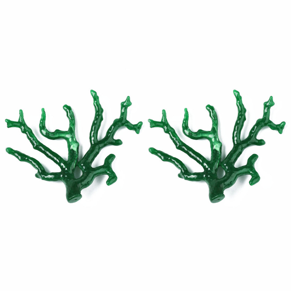 Green Acrylic Branch 4 Inches, 2pcs