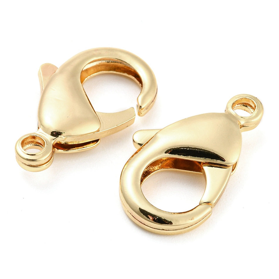 18K Gold Filled Lobster Clasp 23mm, 2pcs