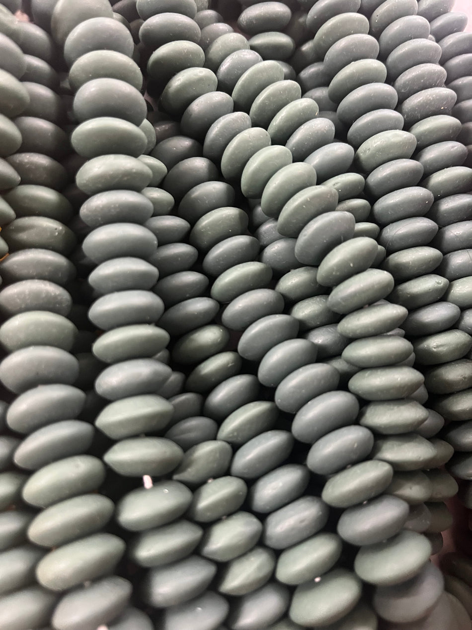 Rondelle Resin Bead Strand, 16mm