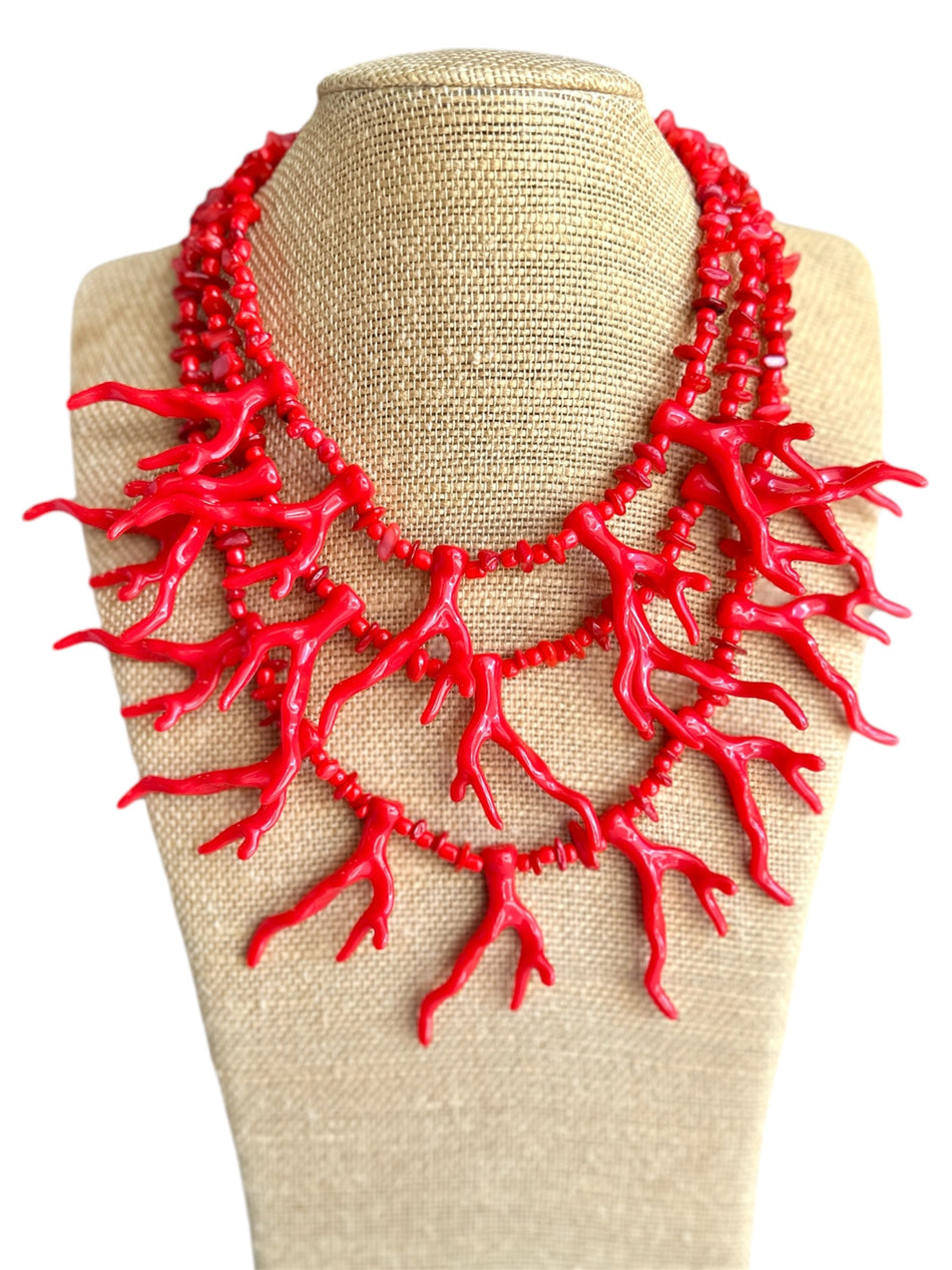 3-Layer Acrylic Branch Necklace