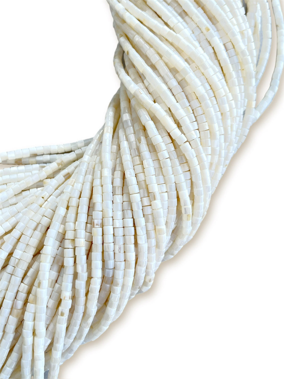 Natural Shell Bead Strand, 4-6mm