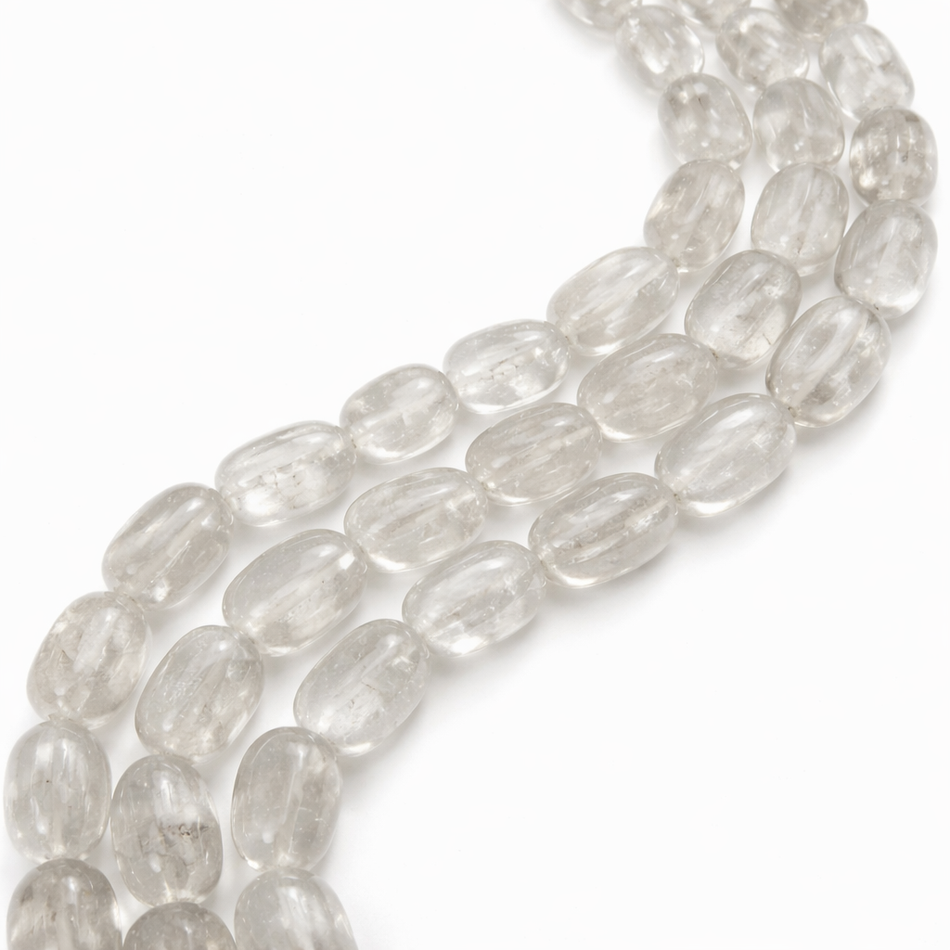 Crystal Quartz Nugget Bead 16mm Strand