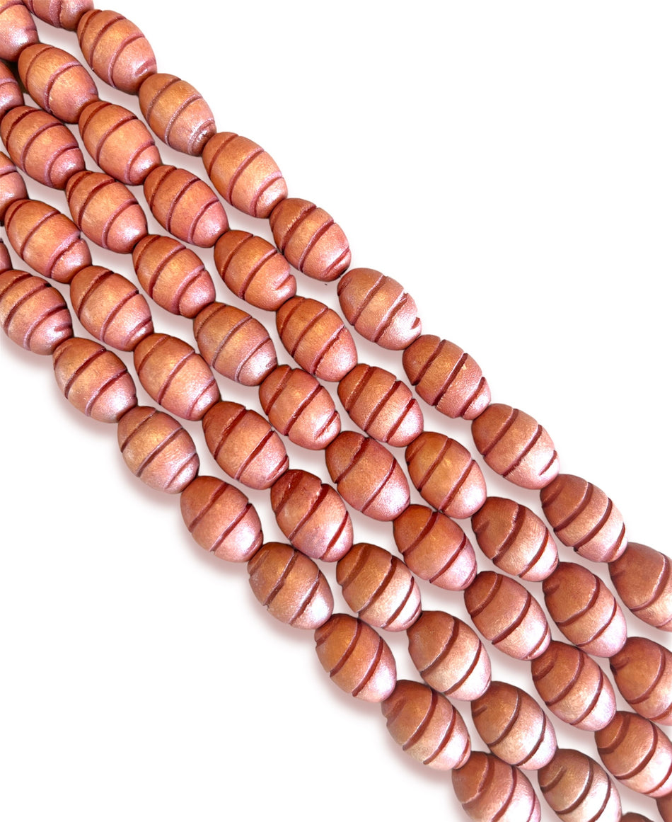 Oval Wood Strand, 18mm