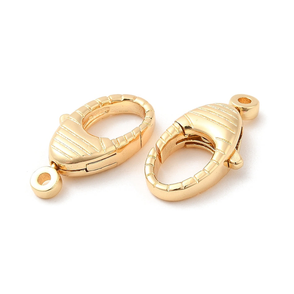 18K Gold Filled Losbter Clasp 19mm, 2pcs