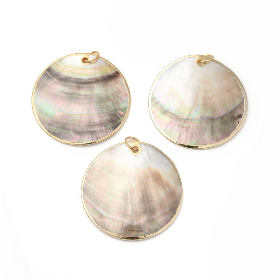 Shell Big Pendant 50mm, 1pc