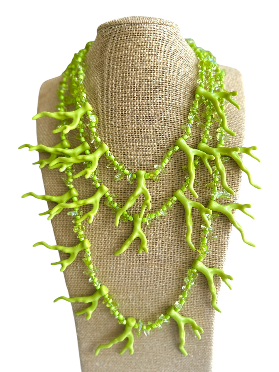 3-Layer Acrylic Branch Necklace