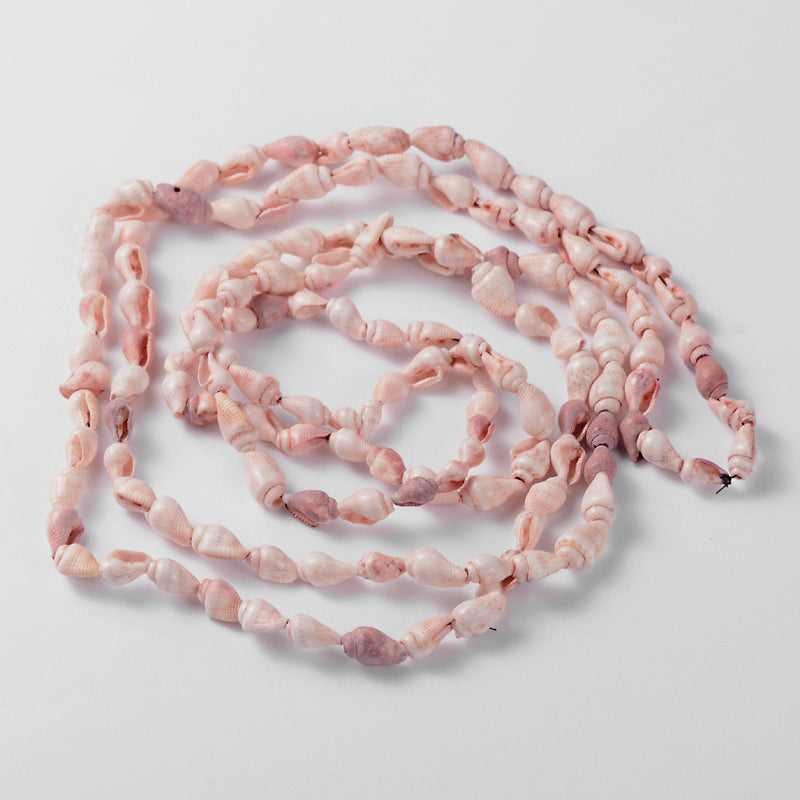 Pink Natural Shell Bead Strand, 5-8mm