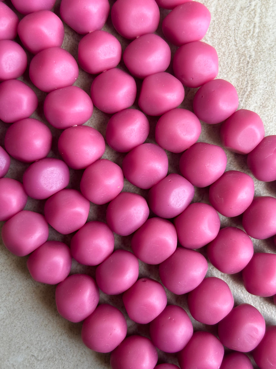 Resin Nugget Bead Strand, 14mm