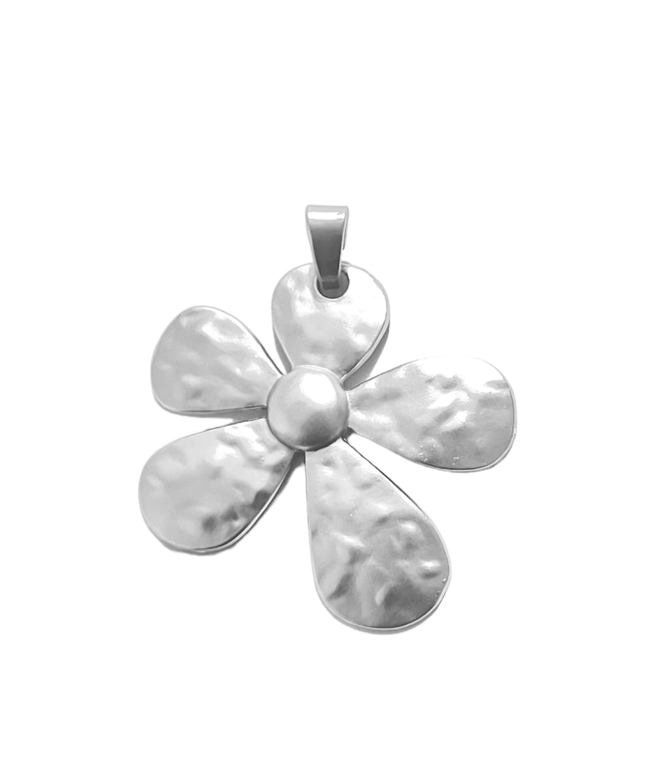 Tibetan Silver Flower Pendant