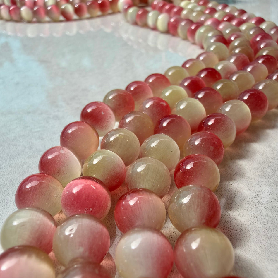 Round Cat Eye Bead 8mm Strand