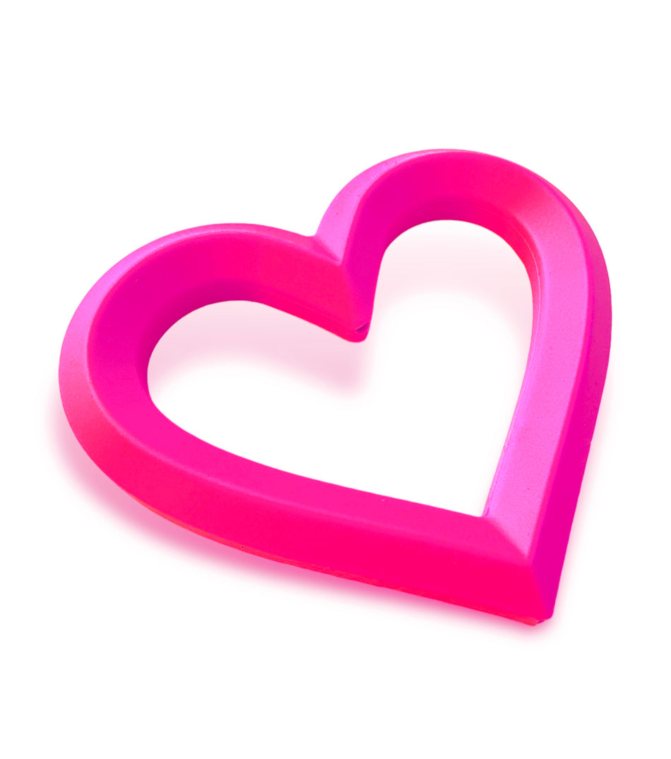 Rubber Heart 3 inches, 1pc