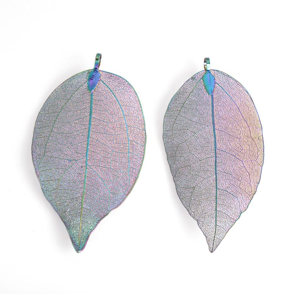 Tornasol Leaf Pendant, 1pc