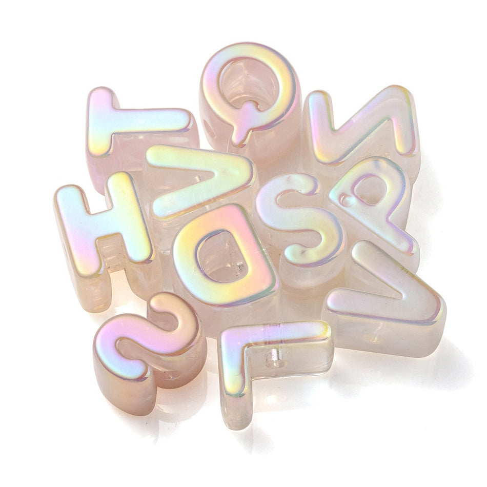 Tornasol Letter Acrylic Bead 21mm, 1pc