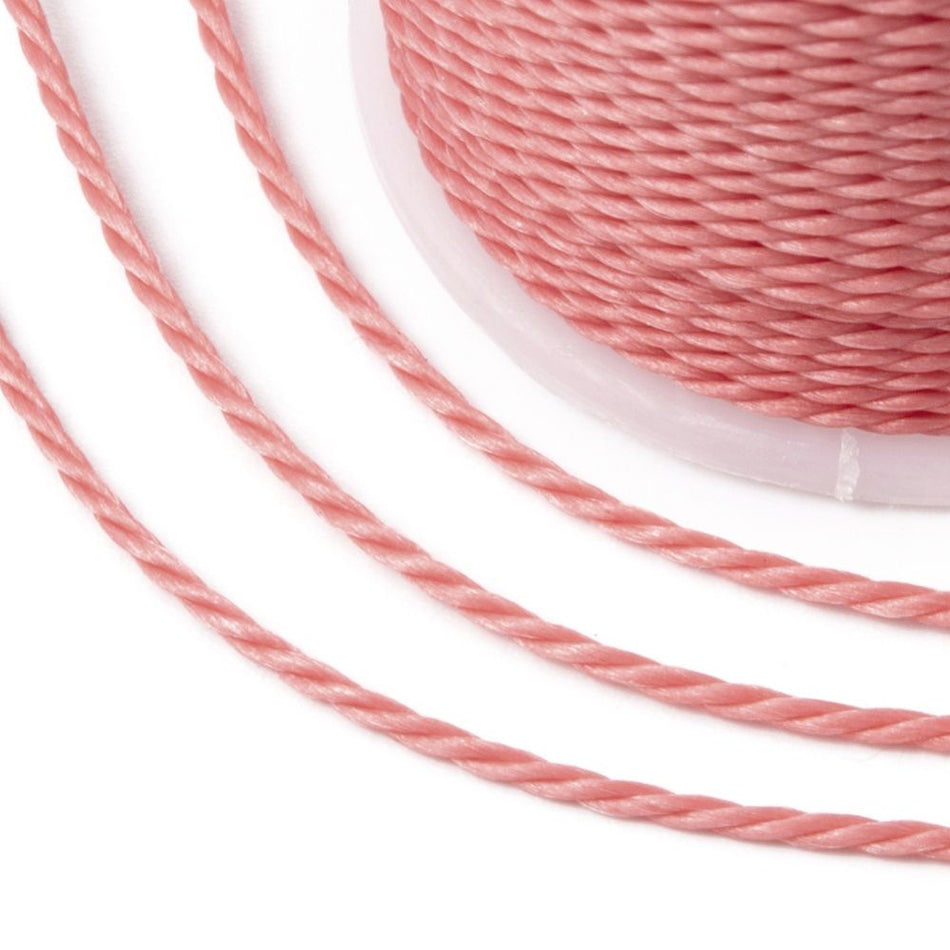 Twisted Waxed Cord Roll 1mm, 12 Yards