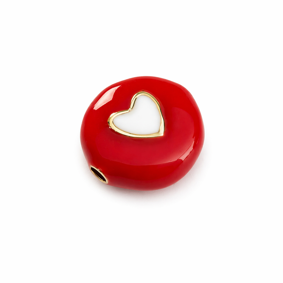 Gold-Filled Heart Charm 14mm, 1pc