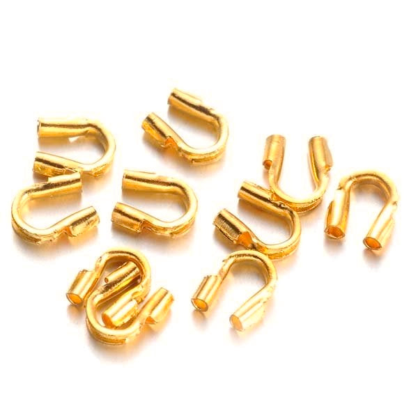 Gold Plated Wire Guardian, 50pcs