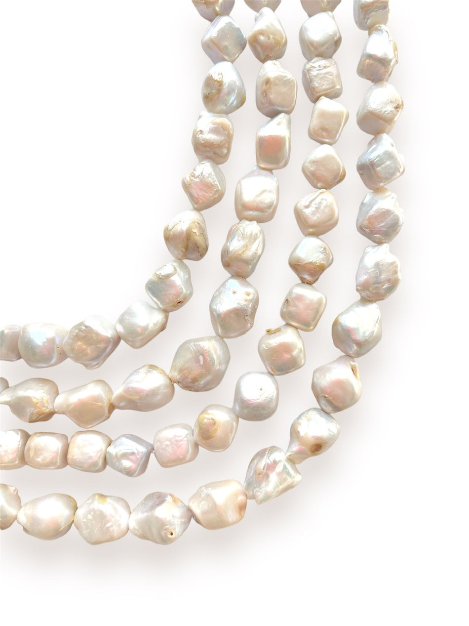 Freshwater Cube Pearl Strand, 16-20mm