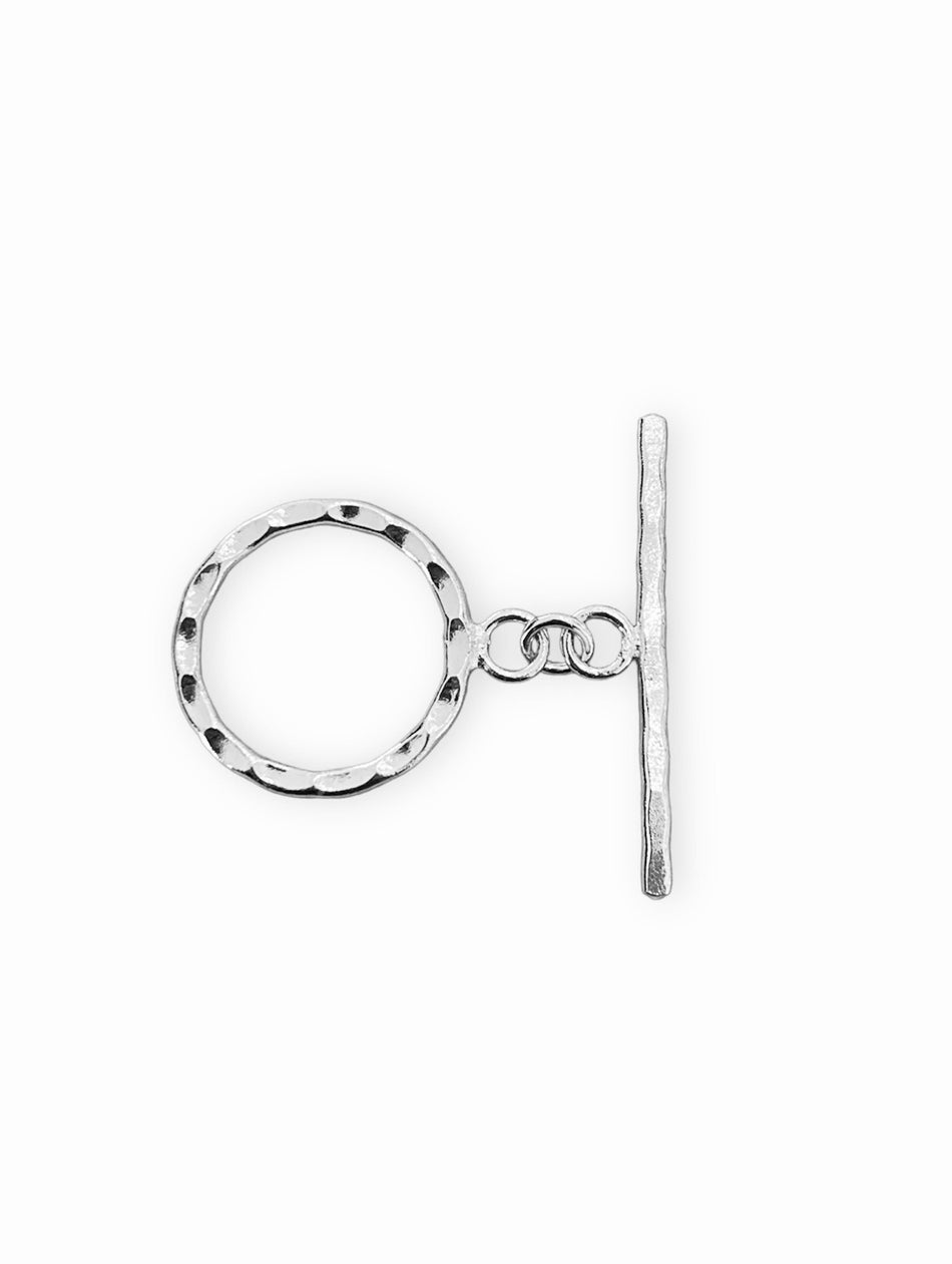 Silver Plated Toggle Clasp, 1pc