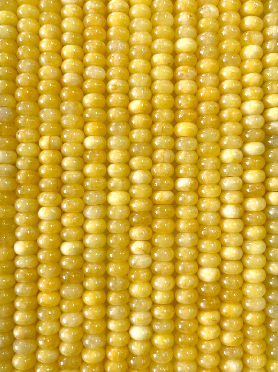 Rondelle Jade Bead Strand, 8mm