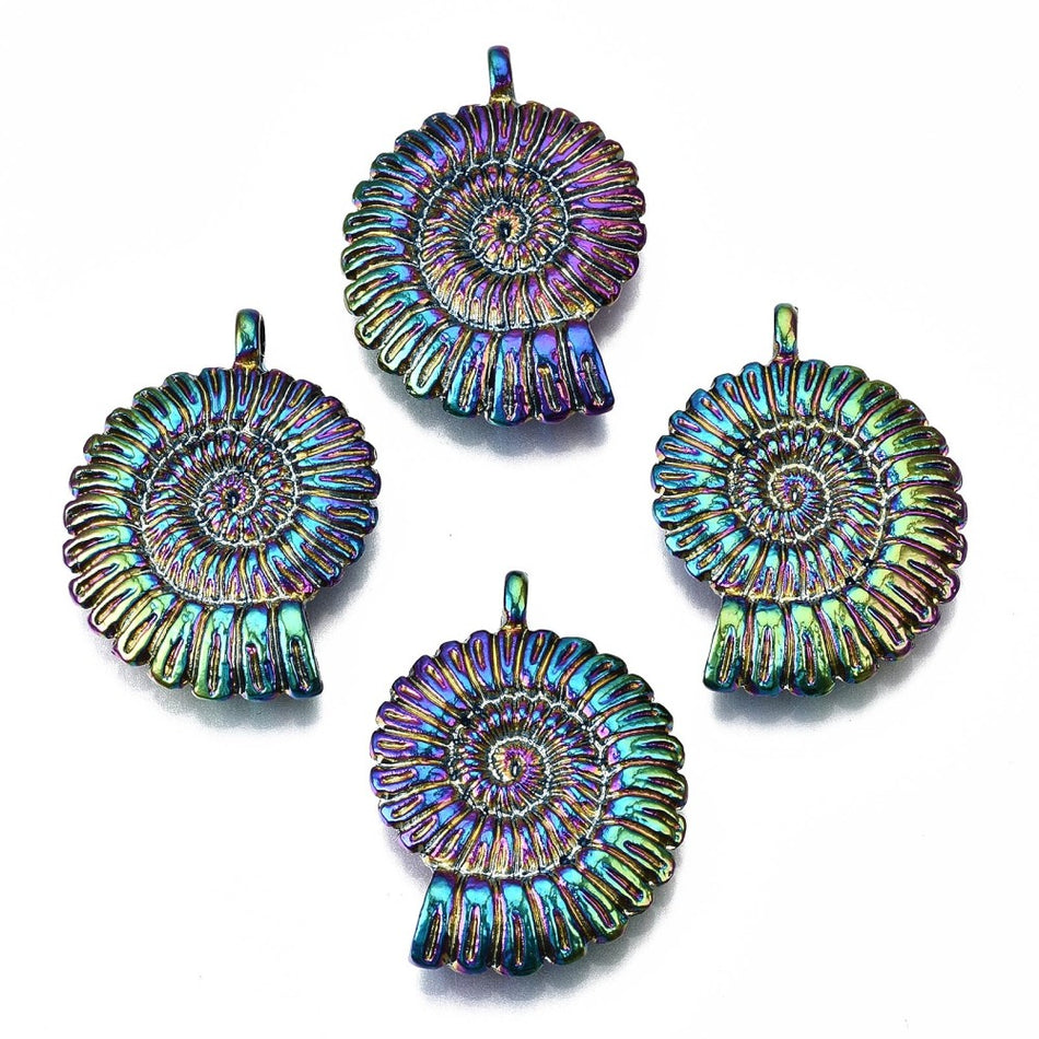 Tornasol Shell Pendant, 2pcs