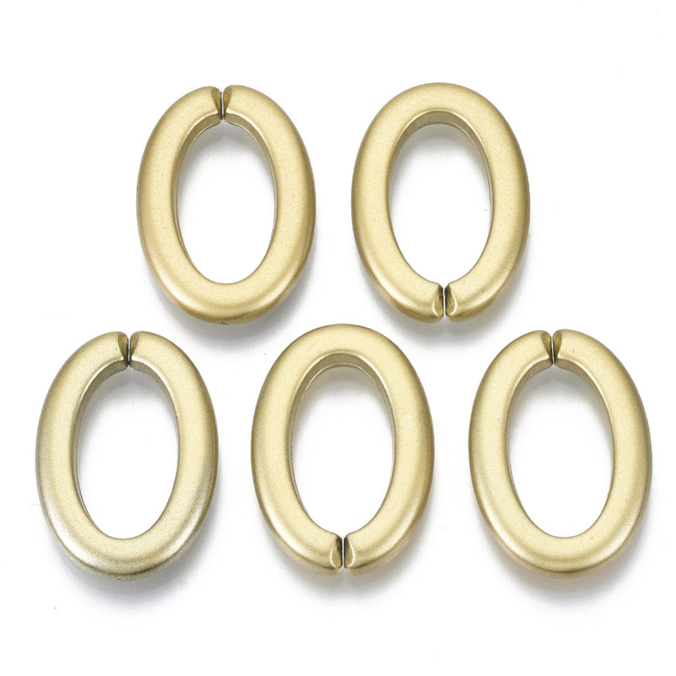 Oval Acrylic Link 29mm, 20pcs