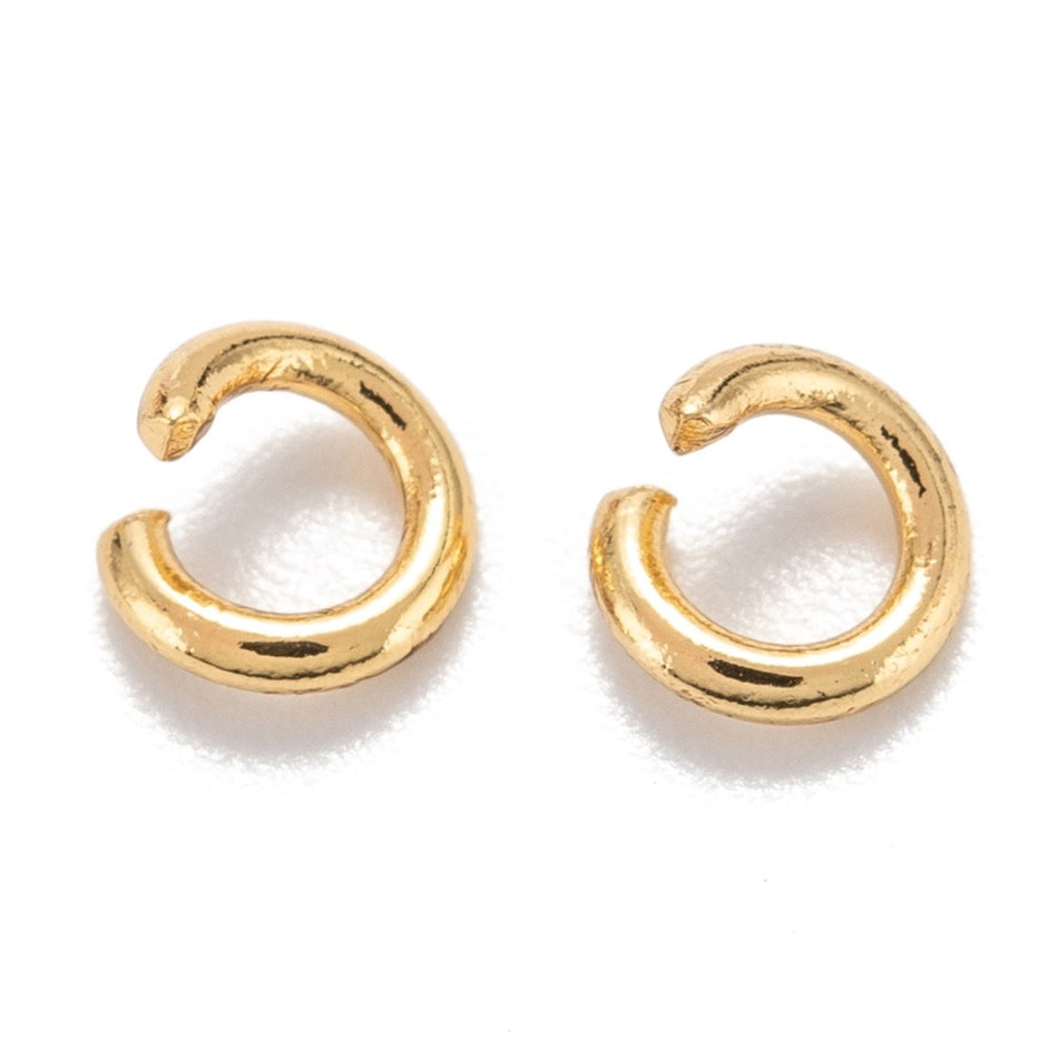 Stainless Steel Gold Jump Rings, 200pcs