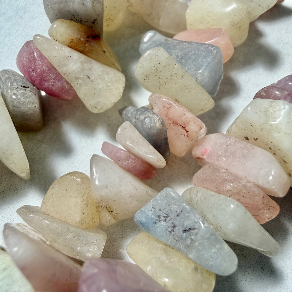 Pastel Color Gemstone Chips Bead 12-20mm Strand