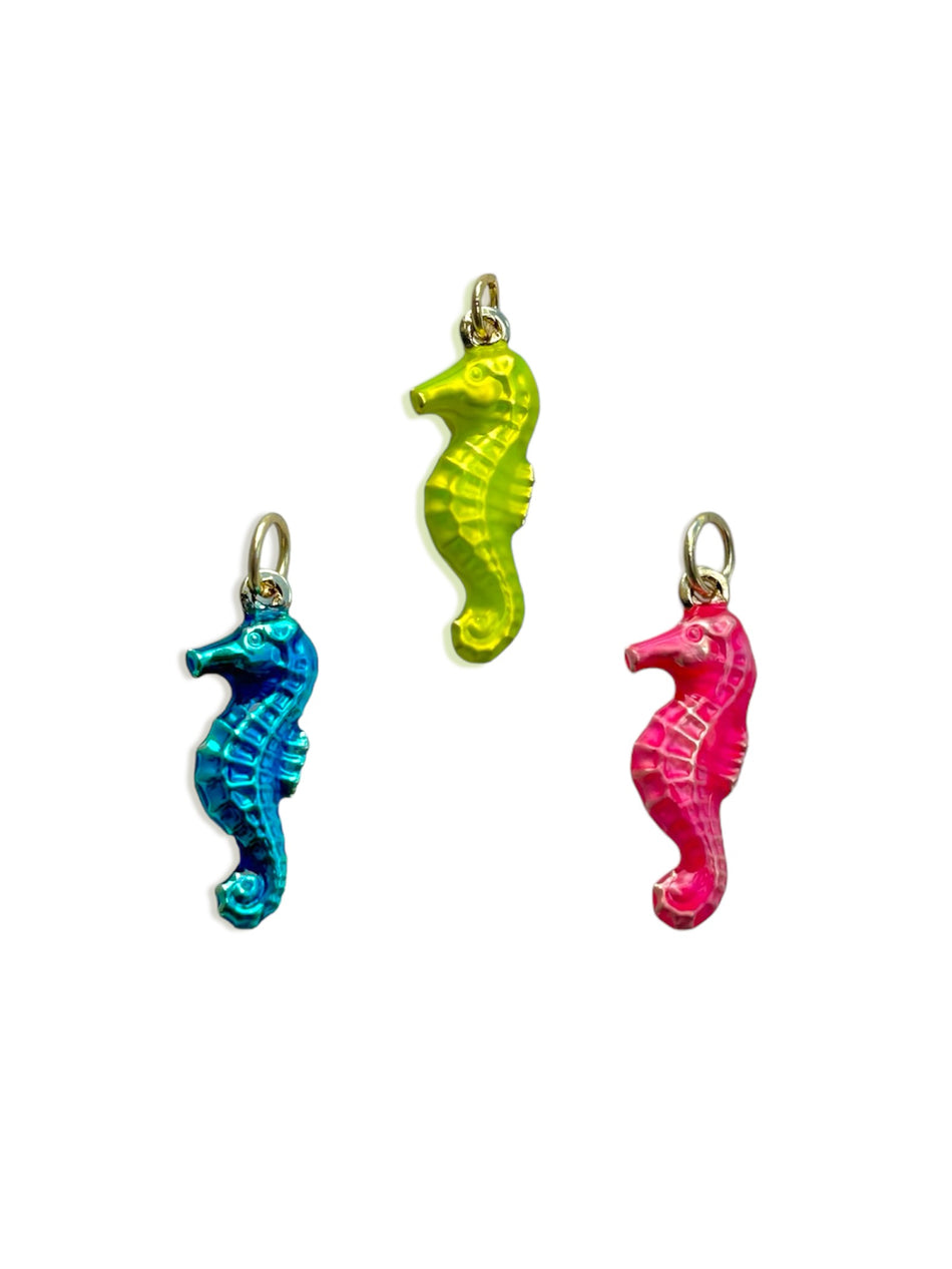 Gold Filled Seahorse Pendant 21mm, 1pc